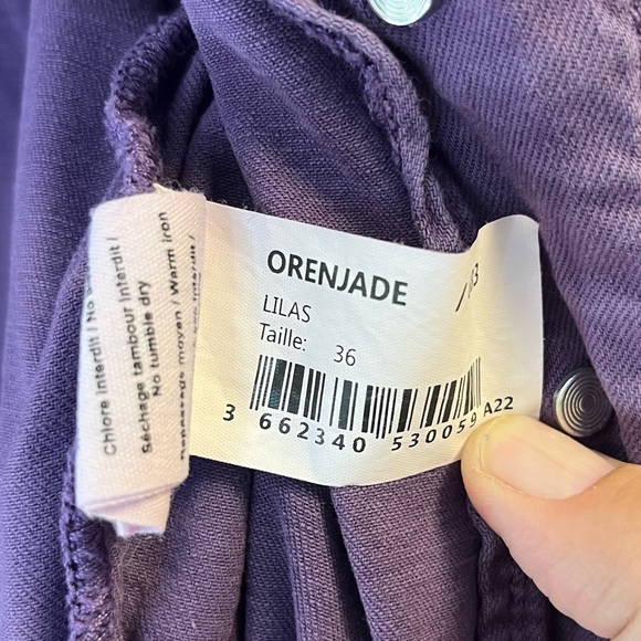 MKT Studio Jumpsuit Purple (Lilac) Orenjade Utility Coverall Sz 36 (US 4) EUC - Picture 10 of 16